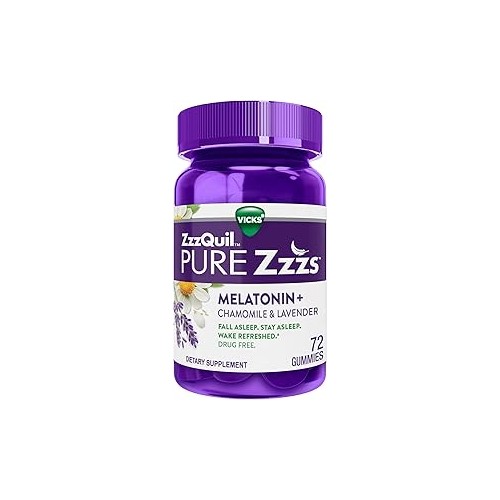 Vicks ZzzQuil Pure Zzzs - Melatonin Sleep Gummies (  72 Count )